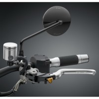 Zpětné zrcátko Rizoma ONE, E-mark, univerzální - LEVÉ nebo PRAVÉ pro motocykly, černá